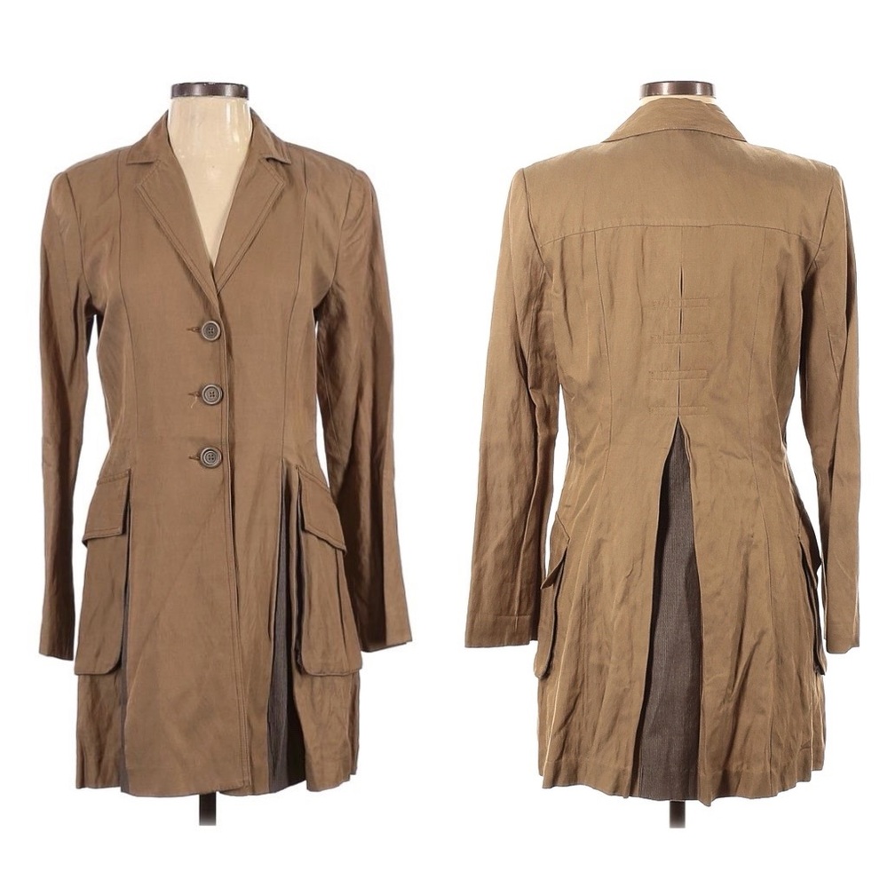 Cabi Treasure Hunter Steampunk Trench Coat Size M